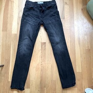 Old Navy Black Built in Flex Black Jeans 32W 34L Slim Fit